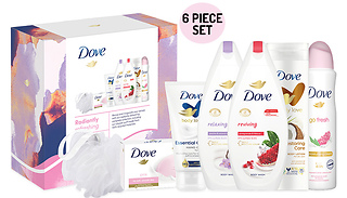 Dove Body & Bath Radiantly Refreshing 6 Piece Collection