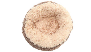 Fluffy Dual Tone Pet Nest Bed - 3 Colours & 4 Sizes