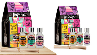 Impulse Wild & Fearless Reed Diffuser Gift Set -1, 2 or 4 Packs