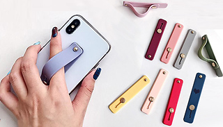 Smartphone Silicone Grip Hand Strap - 9 Colours!