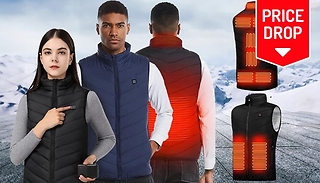 Unisex USB Heated Gilet - 4 Colours & 9 Sizes