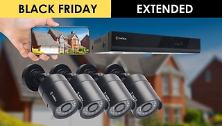 High Definition CCTV Home Security Kit With 500GB Memory