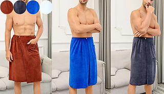Microfibre Bath Skirt with Button - 4 Colours