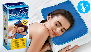 1 or 2-Pack of Magic Cool Cooling Mat Gel Pad Pillows