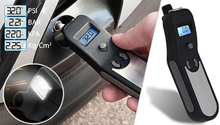 4-in-1 Digital Tyre Pressure Gauge With Torch