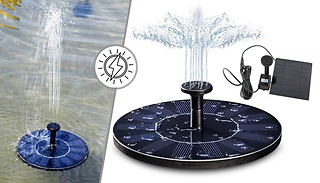 Solar Spray Fountain Water Feature - Round or Square