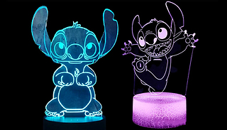 Cartoon Night Lights 3D LED Action Figure - 7 Options