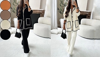 Fashionable Loose Two-Piece Set - 4 Colours, 4 Sizes