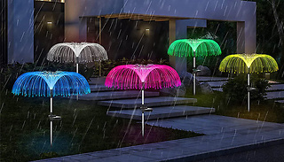 Fibre Optic Jellyfish Garden Solar Light