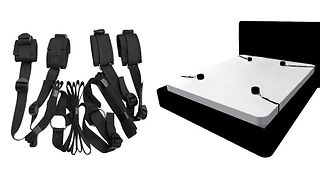Bondage Restraint Under Bed Attachment Set 
