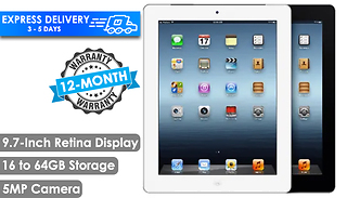 Apple iPad 3 9.7-Inch A5X Processor 16, 32 or 64GB - 2 Colours