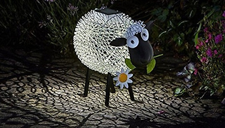 Sheep Solar Light-Up Garden Ornament