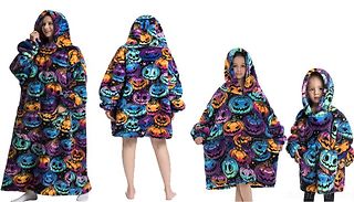 Oversized Halloween Hoodie Blanket - 4 Sizes