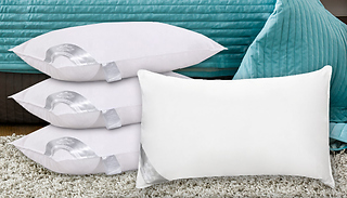 Goose Feather & Down Pillows - 1, 2 or 4-Pack