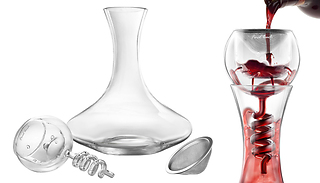 Final Touch Twister Aerating Wine Decanter