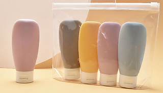 4 Tube Skin Care Squeeze Bottles
