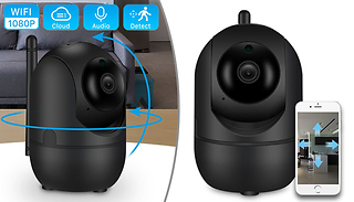 360-Degree HD Wi-Fi Home Security Camera & Audio Intercom