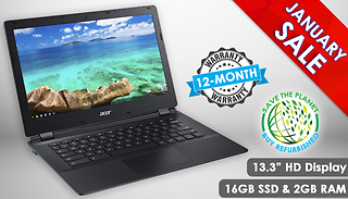 Acer C810 13.3 Inch Nvidia Tegra K1 2GB RAM 16GB SSD