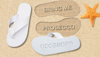 Bring Me Prosecco Flip Flops
