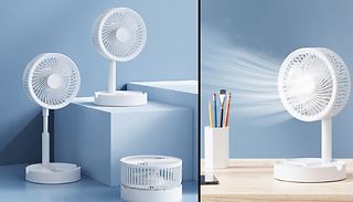 Ultra-Quiet High-Wind Mini Desk Fan