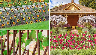 2m Garden Hedge Trellis with Artificial Foliage - 11 Options