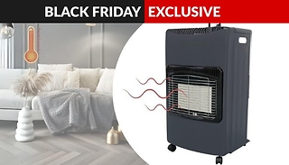 4.2KW Free Standing Portable Gas Cabinet Heater - Butane Heating With ...