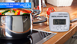 Digital Kitchen Magnetic Countdown Timer