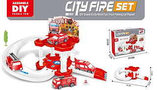 DIY Assembly Catapult Race Track Toy - 11 Styles!
