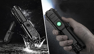 Super Bright Rechargeable LED Flashlight - 1 or 2-Pack