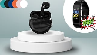 Pro 6 Wireless Earbuds & Charging Case + FREE Smart Fitness Watch! - W ...
