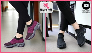 Ergonomic Pain Relief Breathable Trainers - 4 Colours & Sizes