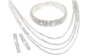 Ivy Tri Set Encrusted with Crystals From Swarovski