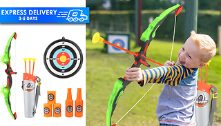 Kid's Light Up Archery Target Play Set