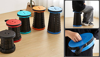 Height Adjustable Outdoor Telescopic Stool - 5 Colours