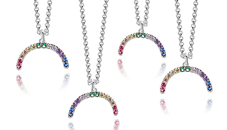 Zirconia Rainbow Pendant