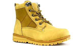 Kid's Zip Up Faux Fur Lined Ankle Boots - 10 Sizes