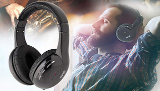5-In-1 Wireless Headphones With Microphone