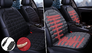 2-Pack of Heated Car Seat Covers - 2 Colours