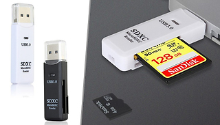 USB 3.0 Memory Card Reader - 2 Colours