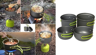 4-Piece Outdoor Camping Cooking Set!