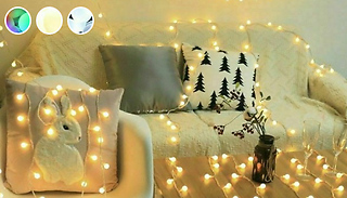 3, 6 or 12 Metre LED Bulb String Lights - 3 Colours