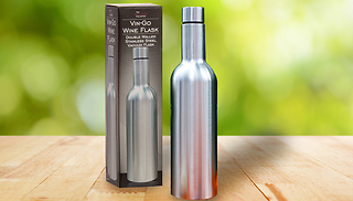 Vinology Vin-Go Stainless Steel Wine Flask