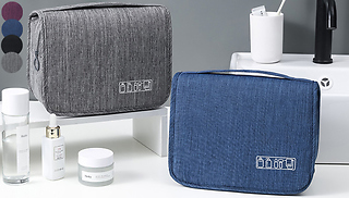 Large-Capacity Toiletry Bag with Hanging Hook - 4 Colours