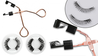 Magnetic False Eyelashes & Clip Set - 2 Styles