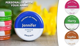 Personalised Vaseline Pots - 1 or 2