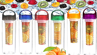 Fruit Infusing Water Bottle - 6 Colours
