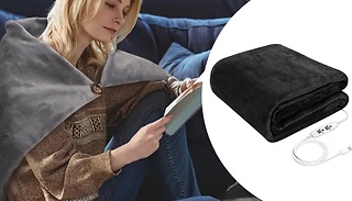 Wearable USB Heated Blanket Shawl - 3 Colours, 1 or 2-Pack! 