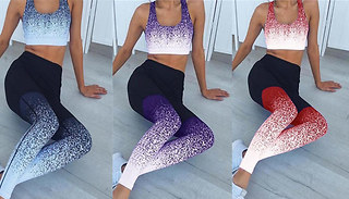 Gradient Fitness Leggings - 3 Colours & 3 Sizes