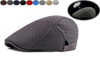 Men's Mesh Breathable Flat Cap - 9 Colours