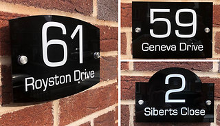 Personalised Acrylic Door Sign - 4 Styles